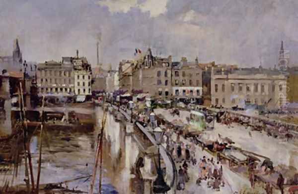 Jamaica Bridge Glasgow by Charles James Lauder