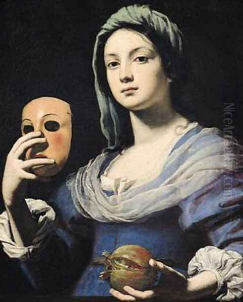 Woman with a Mask 2 by Lorenzo Lippi