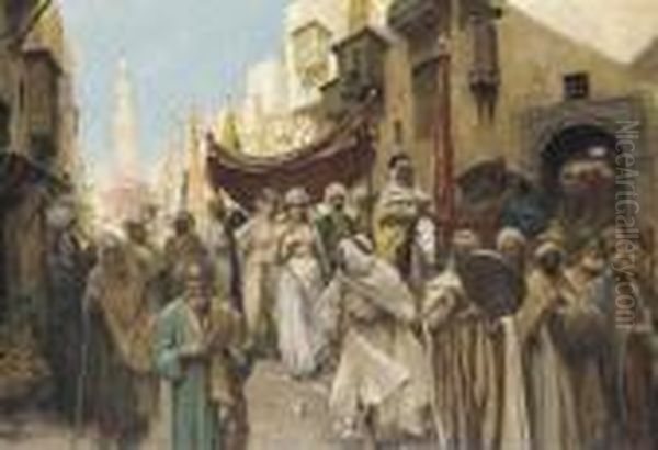 A Wedding Procession by Fabbio Fabbi