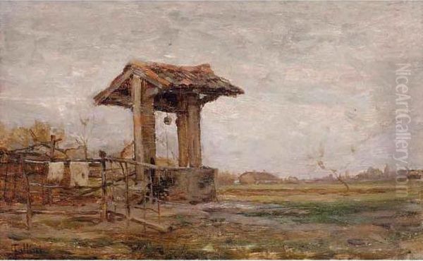 Paesaggio Brullo Con Pozzo by Carlo Follini