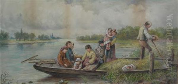 The Family Outing by Myles Birket Foster