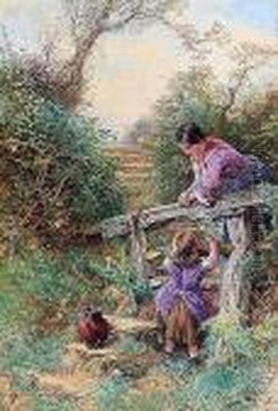 Stile by Myles Birket Foster