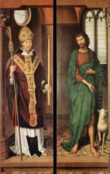 Passion (Greverade) Altarpiece (first closed position) 2 by Hans Memling