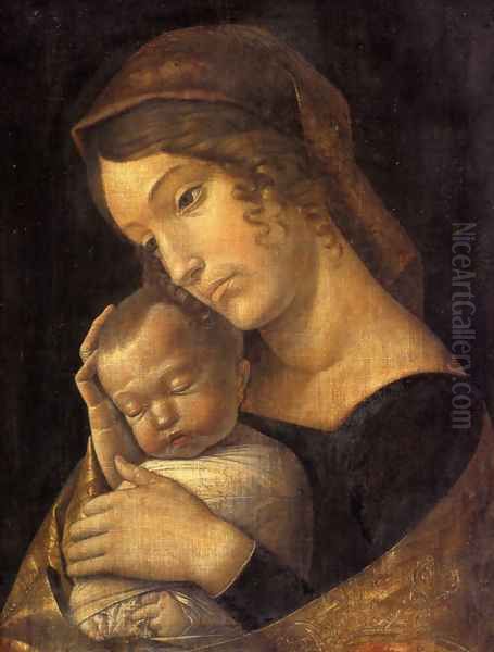 Madonna With Sleeping Child by Andrea Mantegna