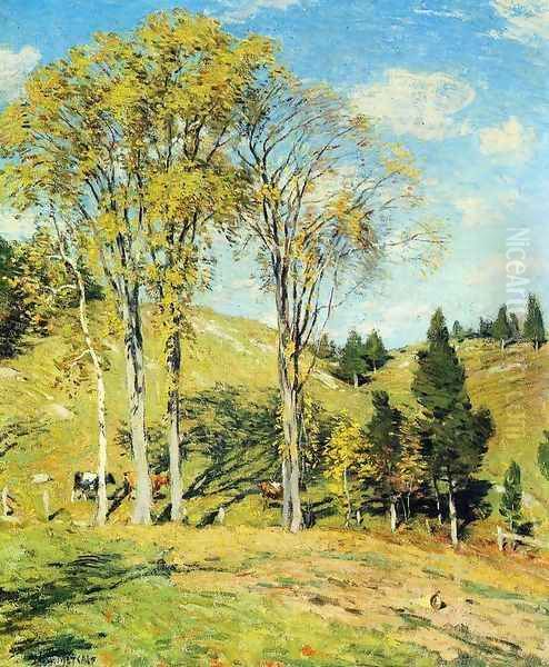 September by Willard Leroy Metcalf