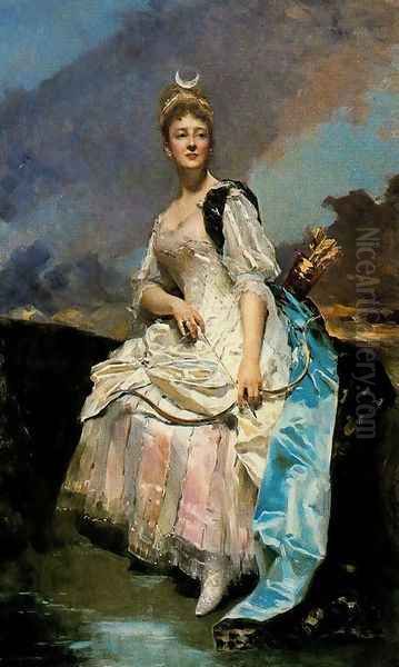 Marquise d'Hervey Saint-Denys by Raimundo de Madrazo y Garreta