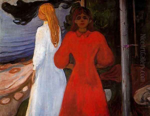 Red and White by Edvard Munch