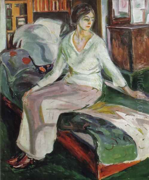 Model on the Couch by Edvard Munch