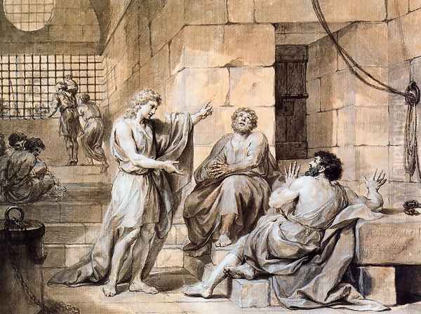 Joseph of Egypt in prison by Anton Raphael Mengs