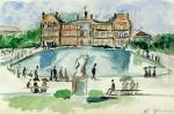 Luxembourg Gardens by William Glackens