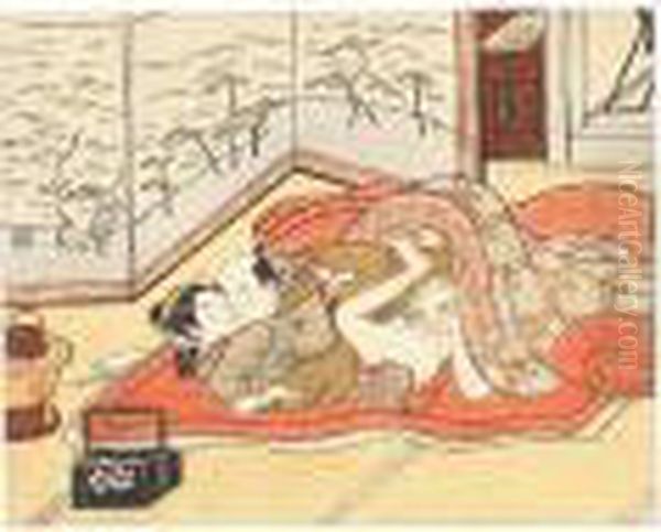 A Couple Making Love
In by Suzuki Harunobu