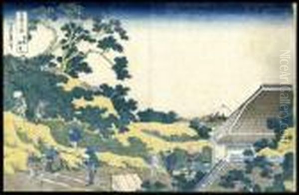 Sundai In Edo by Katsushika Hokusai