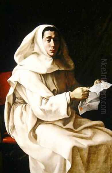 Portrait of a Monk of the Pueroni Family by Luigi (Il Genovesino) Miradori