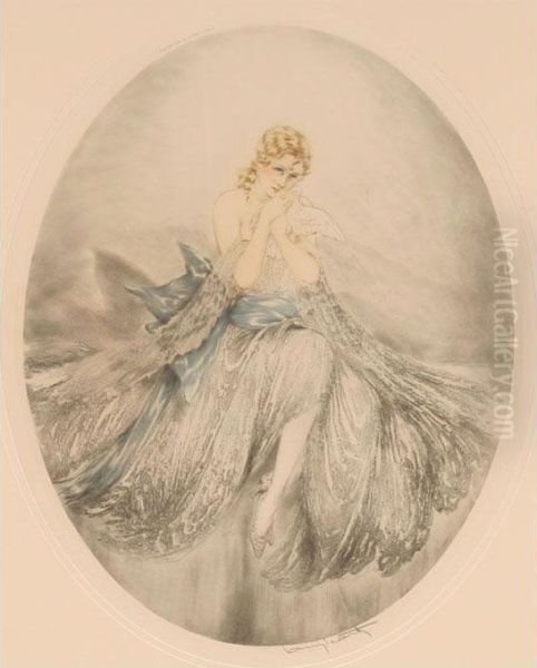 Wounded Dove by Louis Icart