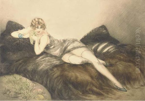 Les Fruits by Louis Icart