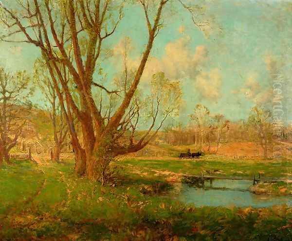 The Farm on a Spring Day by Julian Onderdonk