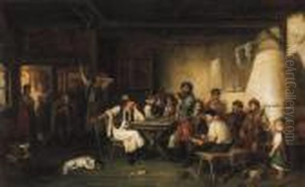 Bridegroom's Farewell Party by Hermann Kern