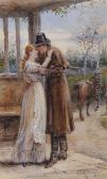 The Suitor by George Goodwin Kilburne