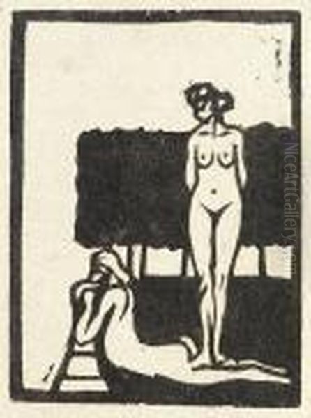 Zwei Akte. by Ernst Ludwig Kirchner