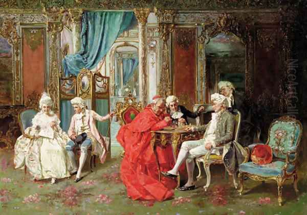 A game of chess by Carlo Luigi Orsi