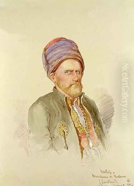 Mustapha - Moslem from Batum, c.1852 by Amadeo Preziosi