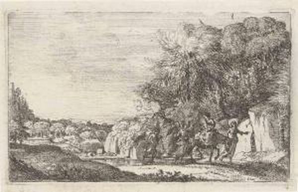 The Flight Into Egypt by Claude Lorrain (Gellee)