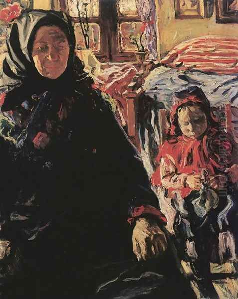 The Two Ages c. 1905 by Izsak Perlmutter