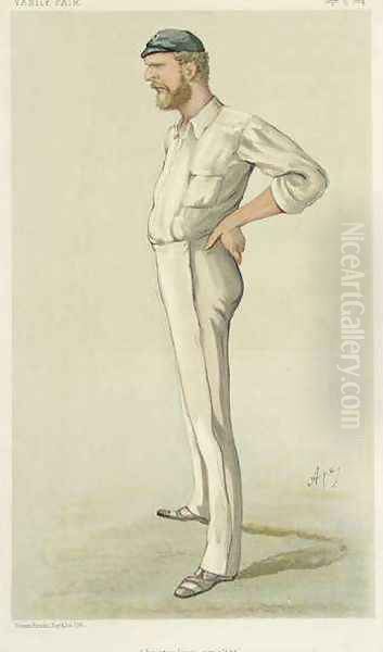 Australian Cricket, cartoon from Vanity Fair, September 13th 1884 by Carlo ('Ape') Pellegrini