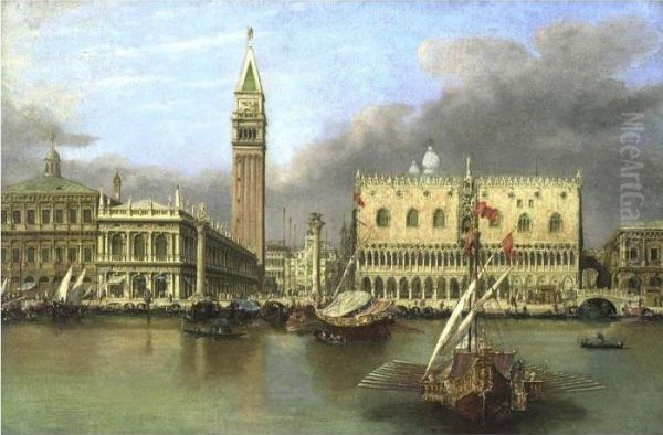 View Of The Doge's Palace by Michele Marieschi