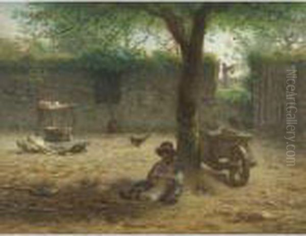 Le Grand Frere by Jean-Francois Millet