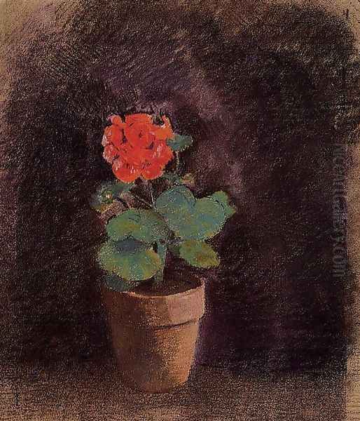 Geranium by Odilon Redon