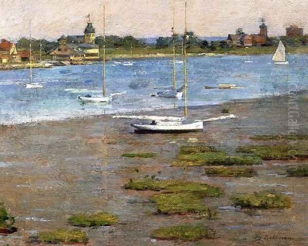 The Anchorage Cos Cob by Theodore Robinson