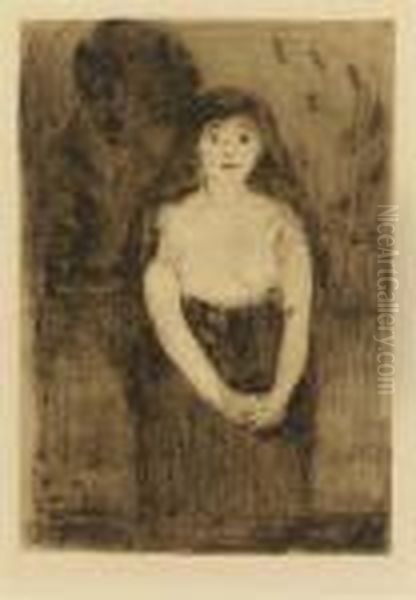 Study Of A Model by Edvard Munch