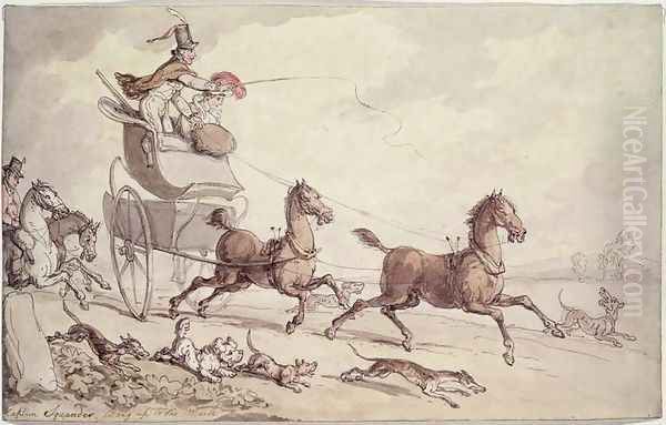 Captain Squander, Bang up to the Mark by Thomas Rowlandson