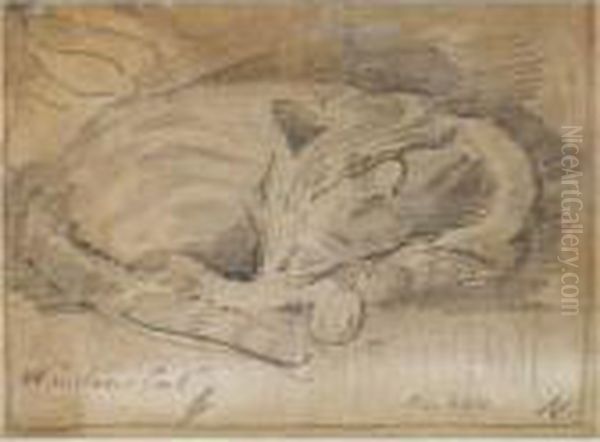 Winston Churchill's Cat by William Nicholson