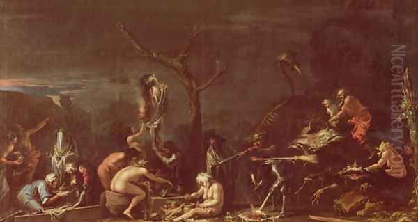 Scene of Witches by Salvator Rosa