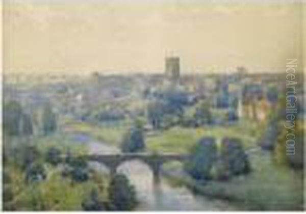 Richmond Castle From The Terrace by James Paterson