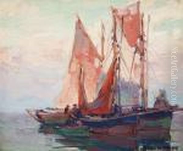 Fishing Boats by Edgar Alwin Payne