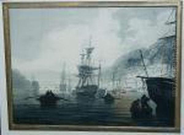 A Westcountry Port, Possibly The Tamar by William Payne