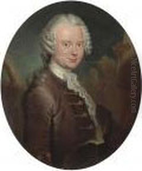 Portrait Of A Gentleman by Antoine Pesne