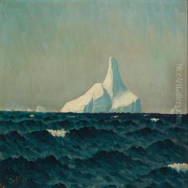 An Iceberg On The Open Sea by Emanuel A. Petersen