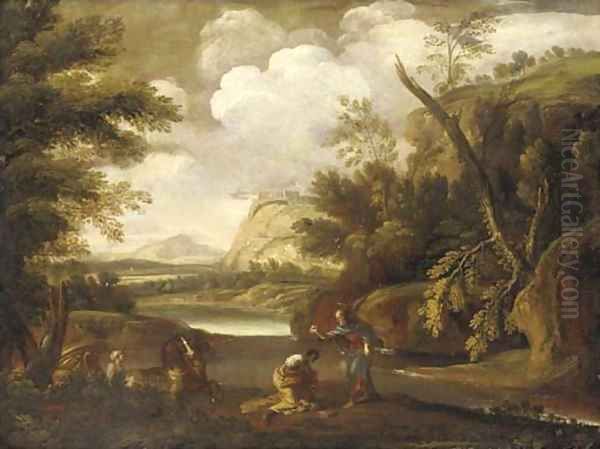 The Baptism of the Eunuch by Salvator Rosa