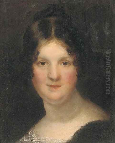 Portrait of a lady, bust-length by Sir Henry Raeburn