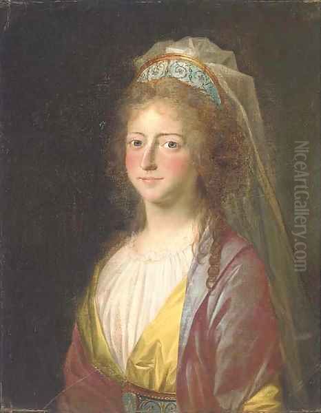 Portrait of a lady by Alexander Roslin