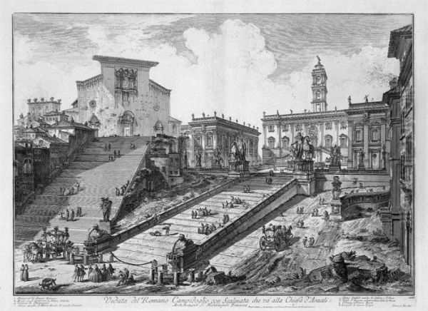 Veduta Del Romano Campidoglio by Giovanni Battista Piranesi