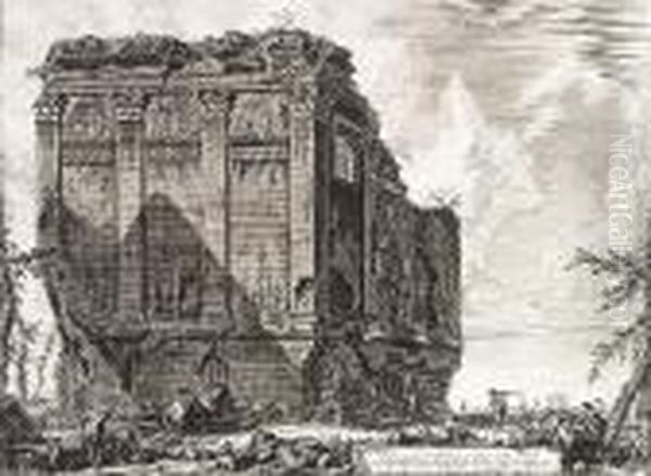 Tempio Antico Volgarmente Detto Della Salute Su La Via D' Albano..., From Vedute Di Roma by Giovanni Battista Piranesi