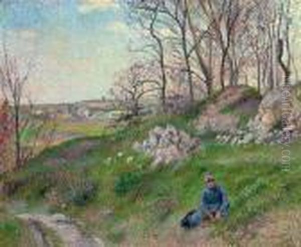 Les Carrieres Du Chou, Pontoise by Camille Pissarro