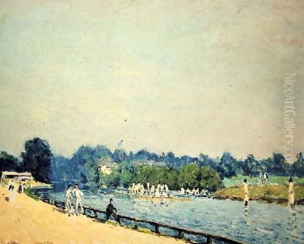 The Road to Hampton Court, 1874 by Alfred Sisley