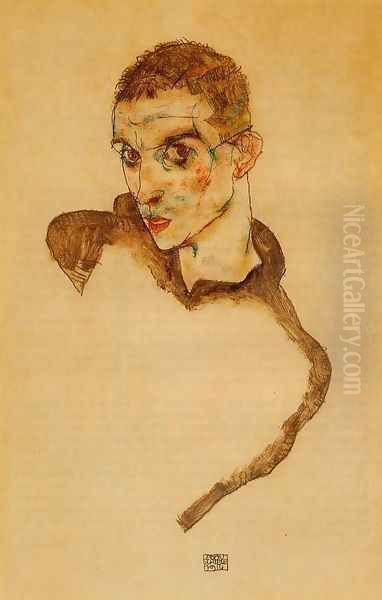 Self Portrait by Egon Schiele