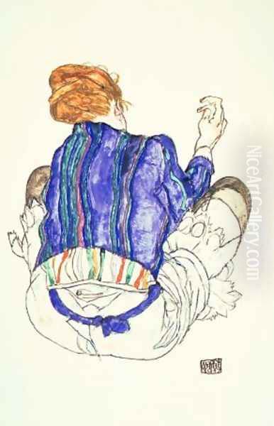 Seated Woman 2 by Egon Schiele